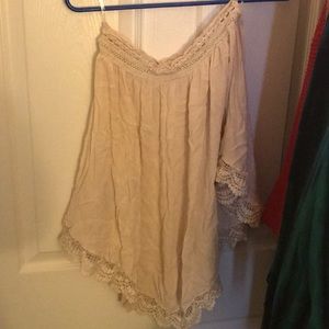 Off the shoulder blouse